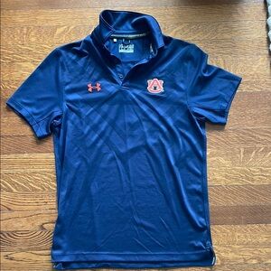 Under Armour Auburn Sideline Blue Performance Polo Shirt